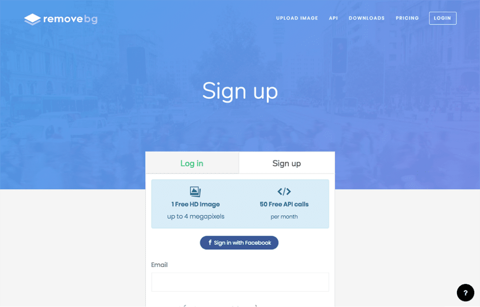 Sign up